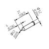 Ersa 0102PDLF03 pájecí hrot tužkový Velikost hrotů 0.30 mm Obsah 1 ks