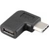 Renkforce USB 3.1 (Gen 2) adaptér [1x USB-C® zástrčka - 1x USB-C® zásuvka] 90° zatočeno doprava