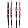 VOLTCRAFT MS-4PS-E bezpečnostní měřicí kabely 4mm bezpečnostní zástrčka zkušební hroty 1.00 m černá, červená 1 ks