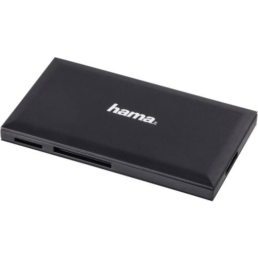 Hama externí čtečka paměťových karet CompactFlash, Memory Stick, Memory Stick Duo, Memory Stick Pro, Memory Stick Pro Duo, microSD, microSDHC, microSDXC, SD,