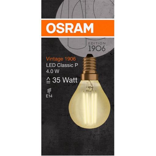 OSRAM HOMELIGHTING 4058075293496 LED Energetická třída (EEK2021) F (A - G) E14 kapkový tvar 4 W = 35 W teplá bílá (Ø x d) 45.0 mm x 78.0 mm 1 ks