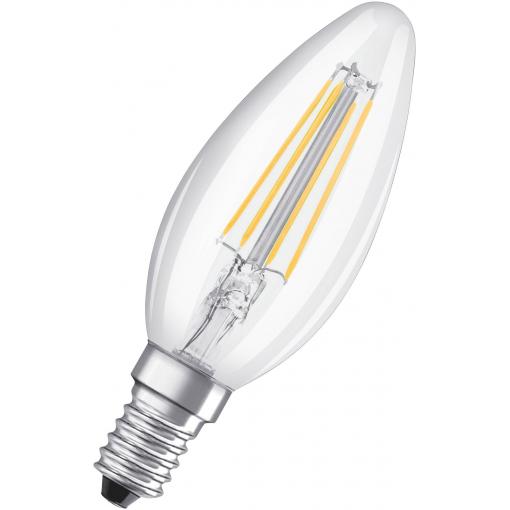 OSRAM HOMELIGHTING 4058075819313 LED Energetická třída (EEK2021) E (A - G) E14 svíčkový tvar 4 W = 40 W teplá bílá (Ø x d) 35.0 mm x 100.0 mm 3 ks