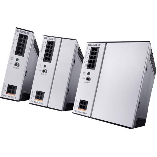 BLOCK PM-0724-400-2 elektronický ochranný jistič 24 V/DC 10 A Počet výstupů:4 x Obsah 1 ks