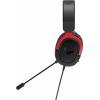 Asus TUF H3 Gaming Sluchátka Over Ear kabelová 7.1 Surround černá, červená regulace hlasitosti, Vypnutí zvuku mikrofonu