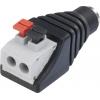 TRU COMPONENTS QT-DC2.1F nízkonapěťový konektor zásuvka, rovná 5.5 mm 2.1 mm 1 ks