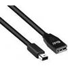 club3D Mini-DisplayPort / DisplayPort kabelový adaptér Mini DisplayPort konektory, DisplayPort zásuvka 1.00 m černá CAC-1121 Kabel DisplayPort