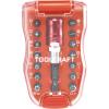 TOOLCRAFT TO-6623460 sada bitů, 15dílná, křížový PH, křížový PZ, inbus, vnitřní šestihran (TX), 1/4 (6,3 mm)
