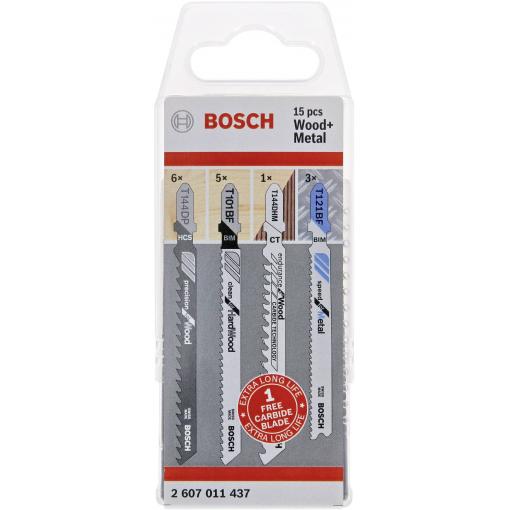 Bosch Accessories 2607011437 JSB, Wood and Metal, balení 15 ks 15 ks
