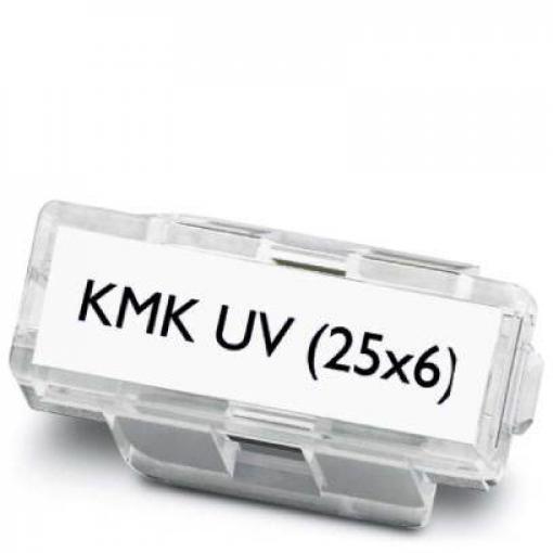 Phoenix Contact 1014106 KMK UV (25X6) držák označení Druh montáže: kabelové spony transparentní 100 ks