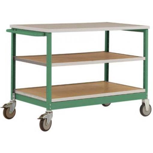 Manuflex MW2002.6011 Mobilní dílenský stůl rezedově zelená (RAL 6011)
