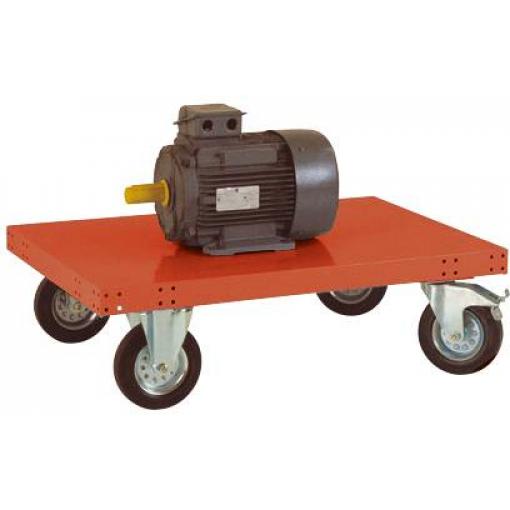 Manuflex TT0012.2001, TT0012.2001 bez posunovací rukojeti plošinový vozík, ocel, práškově lakováno