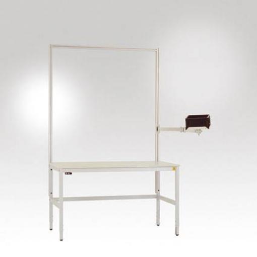 Manuflex LZ8288.9006 ESD ESD držák skříně euro prvek s dvojitým kloubem, š x h = 305 x 305 x 35 mm