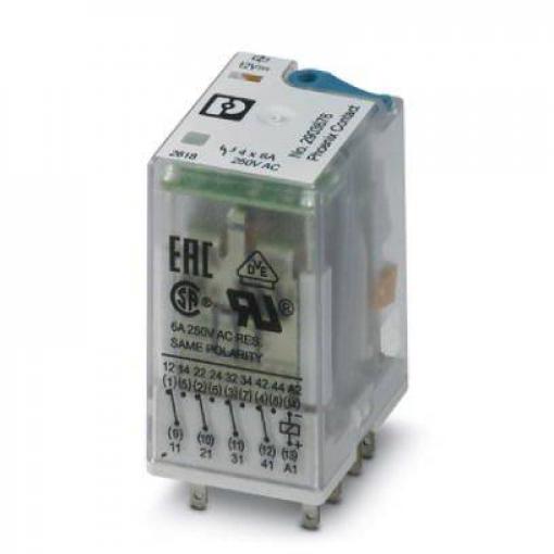 Phoenix Contact REL-IR4/LDP- 12DC/4X21, 2903676 relé, 250 V DC/AC, 6 A, 10 ks