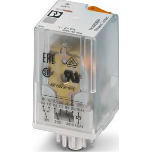 Phoenix Contact REL-OR3/L- 24AC/3X21, 2903694 relé, 250 V/DC, 10 A, 10 ks