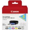 Canon Ink PGI-550PGBK/CLI-551 Multipack originál kombinované balení foto černá, azurová, purppurová, žlutá, černá, šedá 6496B005