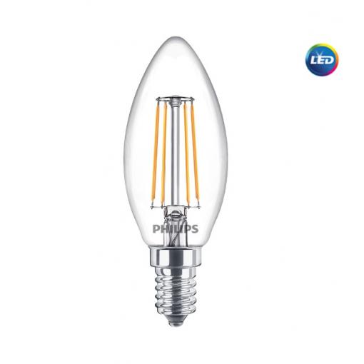 LED žárovka Philips FILAMENT Classic E14 4,3W 2700K 230V B35 CL   P808535