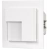 Zamel 07-221-52 Timo LED vestavné nástěnné svítidlo, LED, pevně vestavěné LED, 0.42 W, bílá