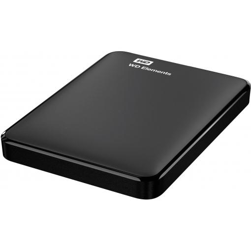 WD Elements, Elements, 5 TB, externí HDD 6,35 cm (2,5), USB 3.2 (Gen 1x1) , černá, WDBU6Y0050BBK-WESN