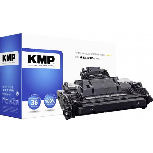 KMP Toner náhradní HP 87A, CF287A kompatibilní černá 9000 Seiten H-T243A 2540,0000