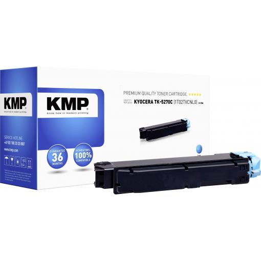 KMP Toner náhradní Kyocera 1T02TVCNL0, TK-5270C kompatibilní azurová 6000 Seiten K-T86 2923,0003