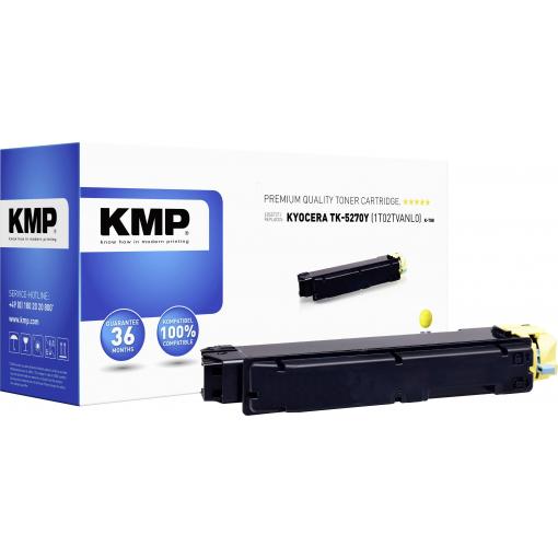KMP Toner náhradní Kyocera 1T02TVANL0, TK-5270Y kompatibilní žlutá 6000 Seiten K-T88 2923,0009