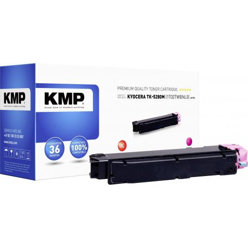 KMP Toner náhradní Kyocera 1T02TWBNL0, TK-5280M kompatibilní purppurová 11000 Seiten K-T91 2923,3006