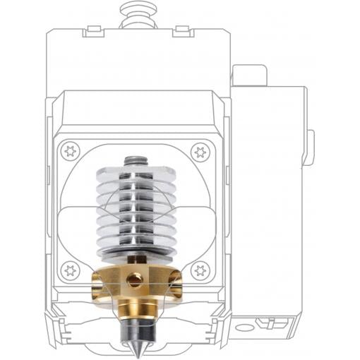 XYZprinting Nerezový extrudér XYZprinting Quick Release HSS, 0,4 mm Vhodné pro 3D tiskárnu: XYZprinting da Vinci Junior, XYZprinting da Vinci Junior Wifi Jr.
