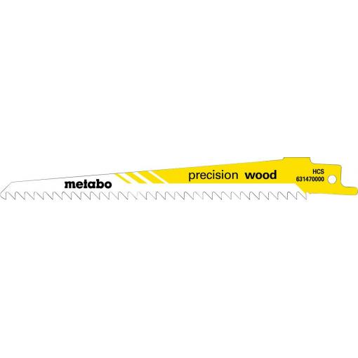 Metabo 631458000 Šavlová pila listy PRECISION WOOD Délka řezacího listu 150 mm 100 ks