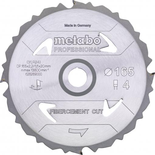 Metabo FIBERCEMENT CUT PROFESSIONAL 628287000 pilový kotouč 160 x 20 x 1.6 mm Počet zubů (na palec): 4 1 ks