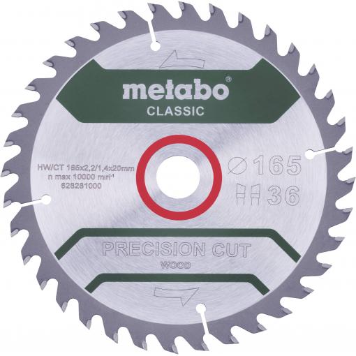 Metabo PRECISION CUT WOOD CLASSIC 628283000 pilový kotouč 190 x 30 x 1.4 mm Počet zubů (na palec): 48 1 ks