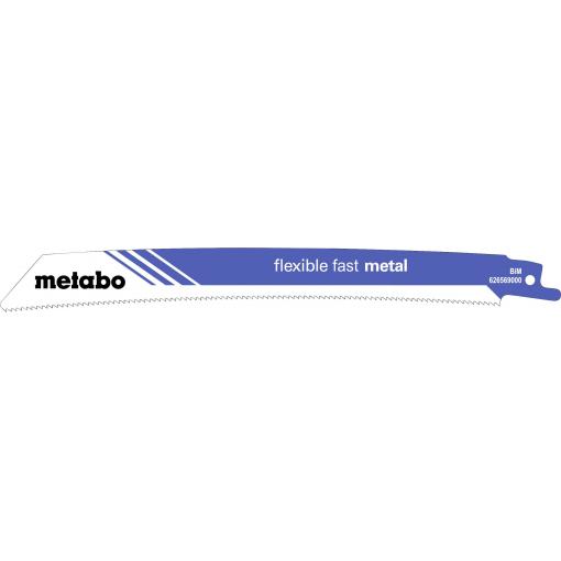 Metabo 626569000 Šavlová pila listy FLEXIBILNÍ TÉMĚŘ METAL Délka řezacího listu 225 mm 5 ks