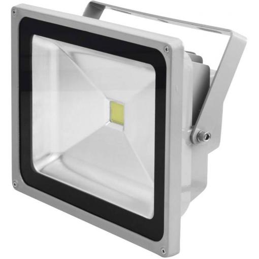 Venkovní LED reflektor Eurolite 51914565, 30 W, N/A, stříbrná, transparentní