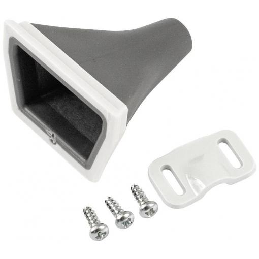 Hammond Electronics 1552DPGKITGY kabelová průchodka TPE šedá (d x š x v) 36 x 36 x 25 mm 1 ks