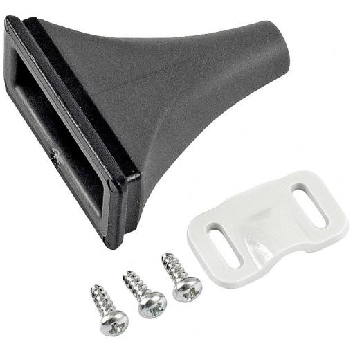 Hammond Electronics 1552CPGKITBK kabelová průchodka TPE černá (d x š x v) 36 x 36 x 18 mm 1 ks
