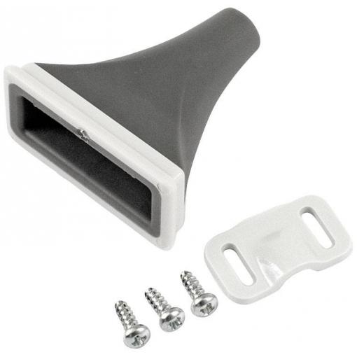 Hammond Electronics 1552CPGKITGY kabelová průchodka TPE šedá (d x š x v) 36 x 36 x 18 mm 1 ks