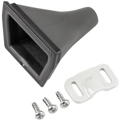 Hammond Electronics 1552DPGKITBK kabelová průchodka TPE černá (d x š x v) 36 x 36 x 25 mm 1 ks