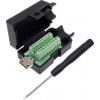 Quadrios 2001C218 HDMI konektor zástrčka, rovná Pólů: 20 černá 1 ks