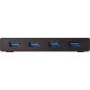 Renkforce RF-SHB-200 4 porty USB 3.0 přepínač + hub černá