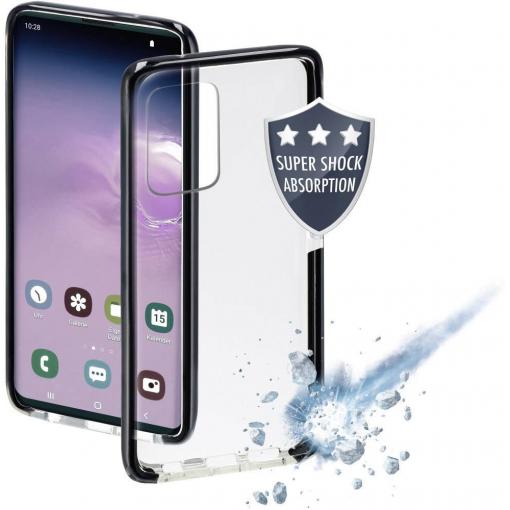 Hama Protector Cover Samsung Galaxy S20 Ultra 5G transparentní, černá 1552552 00188560