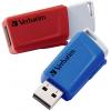 Verbatim V Store N CLICK USB flash disk 32 GB červená, modrá 49308 USB 3.2 (Gen 1x1)