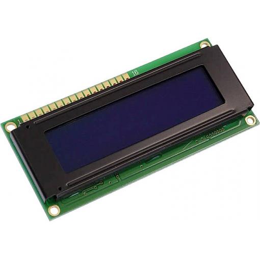 Display Elektronik LCD displej bílá 16 x 2 Pixel (š x v x h) 80 x 36 x 7.6 mm