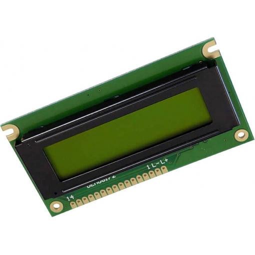 Display Elektronik LCD displej žlutozelená (š x v x h) 84 x 44 x 7.6 mm