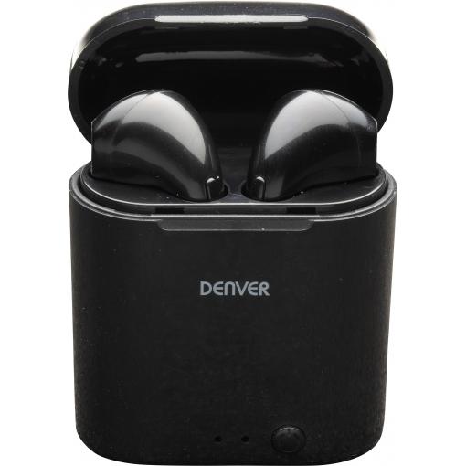 Denver TWE-36 špuntová sluchátka (In Ear) Bluetooth® stereo černá Nabíjecí pouzdro