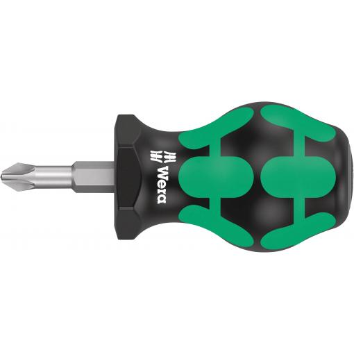 Wera 355 PZ Stubby 05008854001 křížový šroubovák PZ 2 Délka dříku: 25 mm
