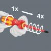 Wera Wera Kraftform Kompakt Turbo 827 T i - Schraubendrehergriff 05057481001 Ruční držák Kraftform Turbo 827 T i 150 mm