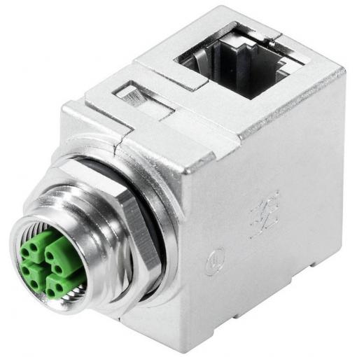 Weidmüller IE-AD-M12XRJ45-90 Weidmüller IE-AD-M12XRJ45-90 1400610000 adaptér, zahnutý 10 ks 1400610000 adaptér, zahnutý 10 ks