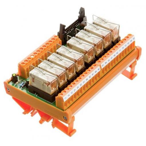 Weidmüller deska s relé s ukazatelem, LED 1 ks RSM-8H 24V+ 1CO S 24 V/DC
