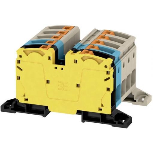 Weidmüller 2552200000 řadová svorka průchodky 80 mm pružinové připojení béžová, modrá, černá, žlutá 1 ks