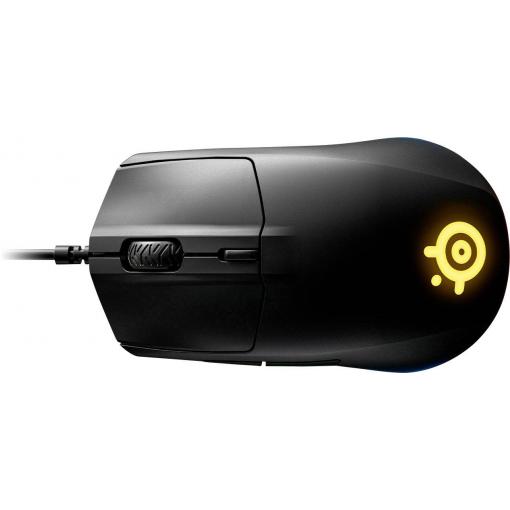 Steelseries Rival 3 optická ergonomická herní myš, přenos USB, 6 tlačítko, 8500 dpi, černá