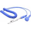 Quadrios ESD zemnicí kabel 1.80 m tlačítko 10 mm, zástrčka, krokosvorka